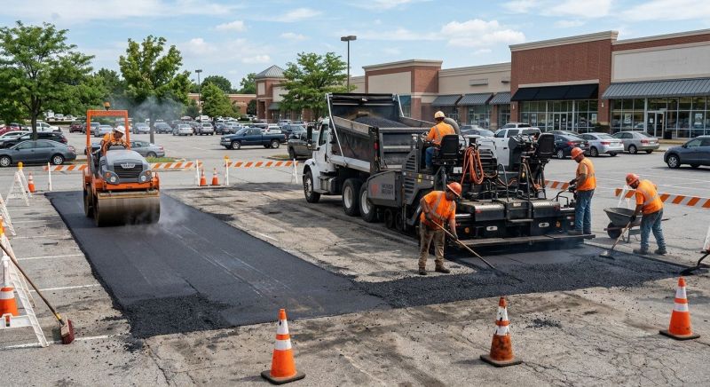 Parking Lot Repair in Conway, AR