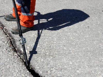Seal Driveway Cracks!